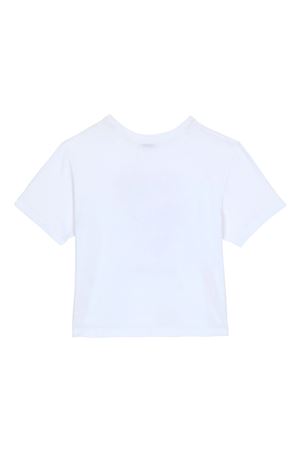 white cotton tshirt DOLCE E GABBANA KIDS | L5JTHWG7M1YW0800